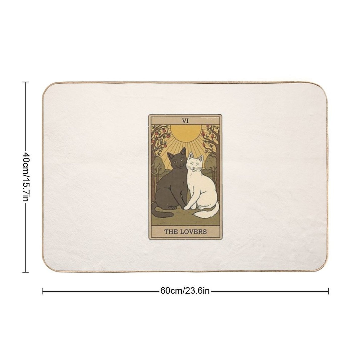 The Lovers  Slip-Resistant Bath Mat