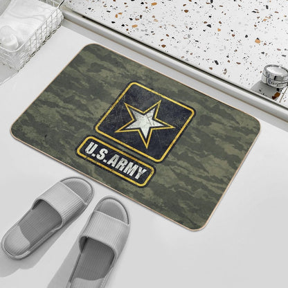 Ultra-Vintage US Army Emblem  Long-Lasting Bath Mat