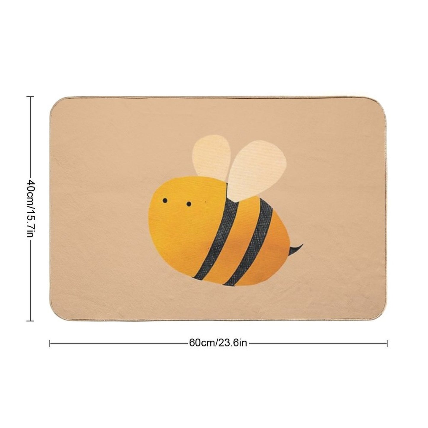 Bee  Absorbent Bath Mat
