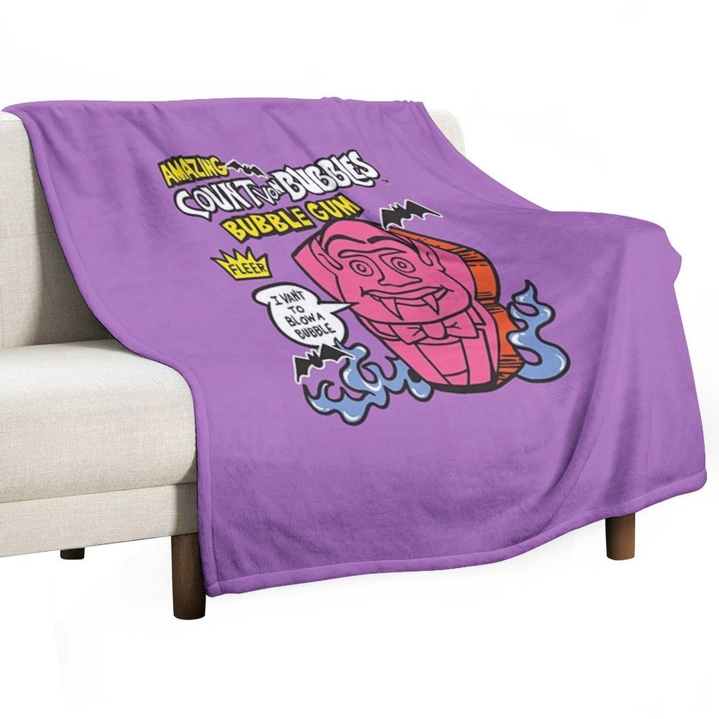 Count Von Bubbles Count Von Bubbles Anti-pilling Throw Blanket