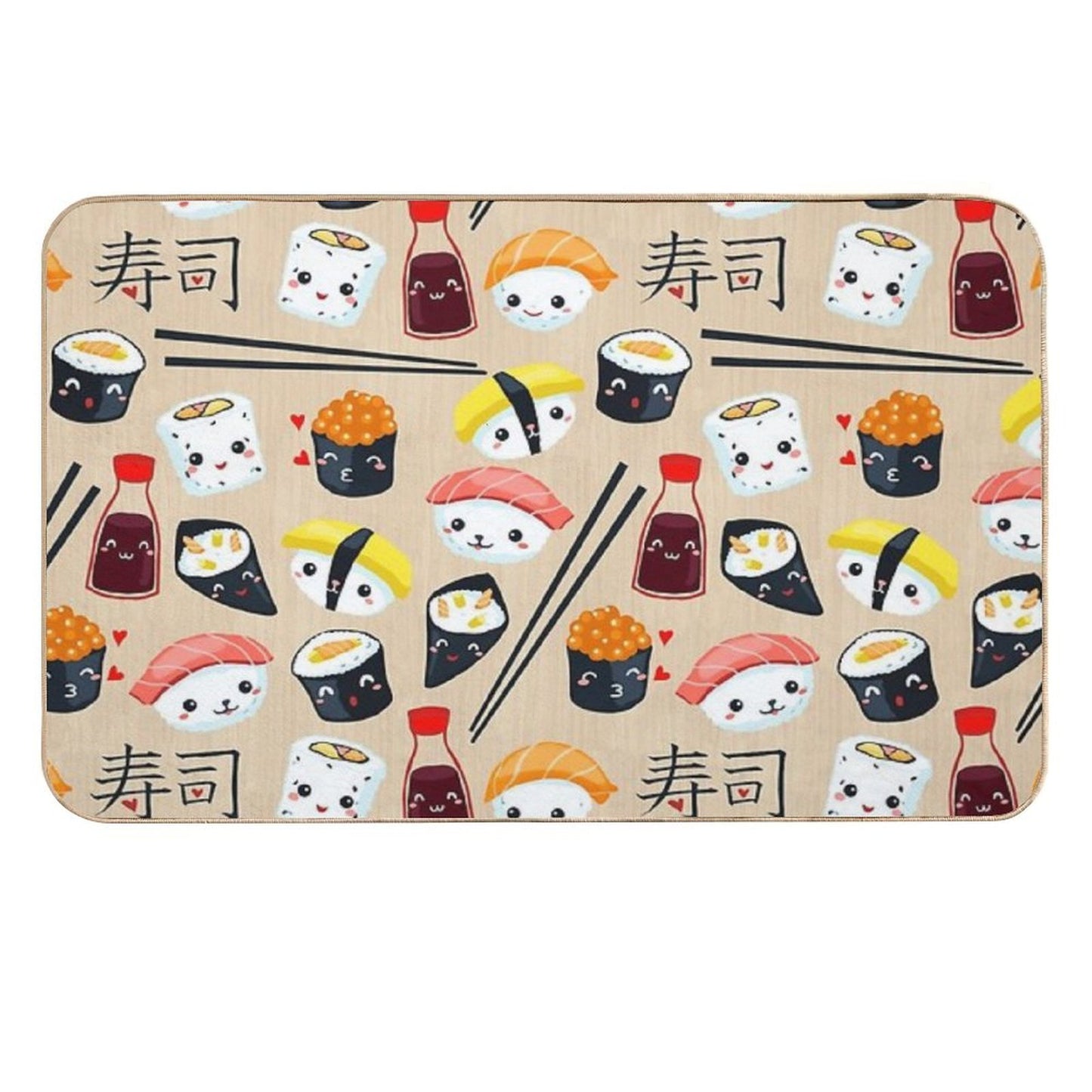 Kawaii Sushi  Toxin-Free Bath Mat