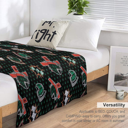 Ground Zero Grenades Wrinkle-free Throw Blanket