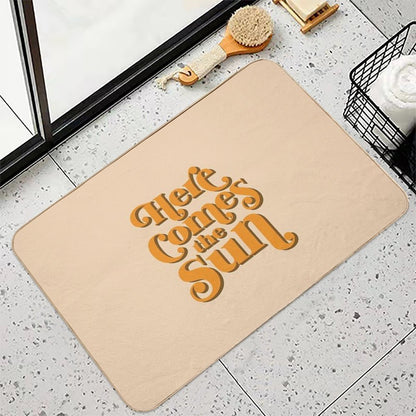 Here Comes The Sun  Long-Lasting Bath Mat