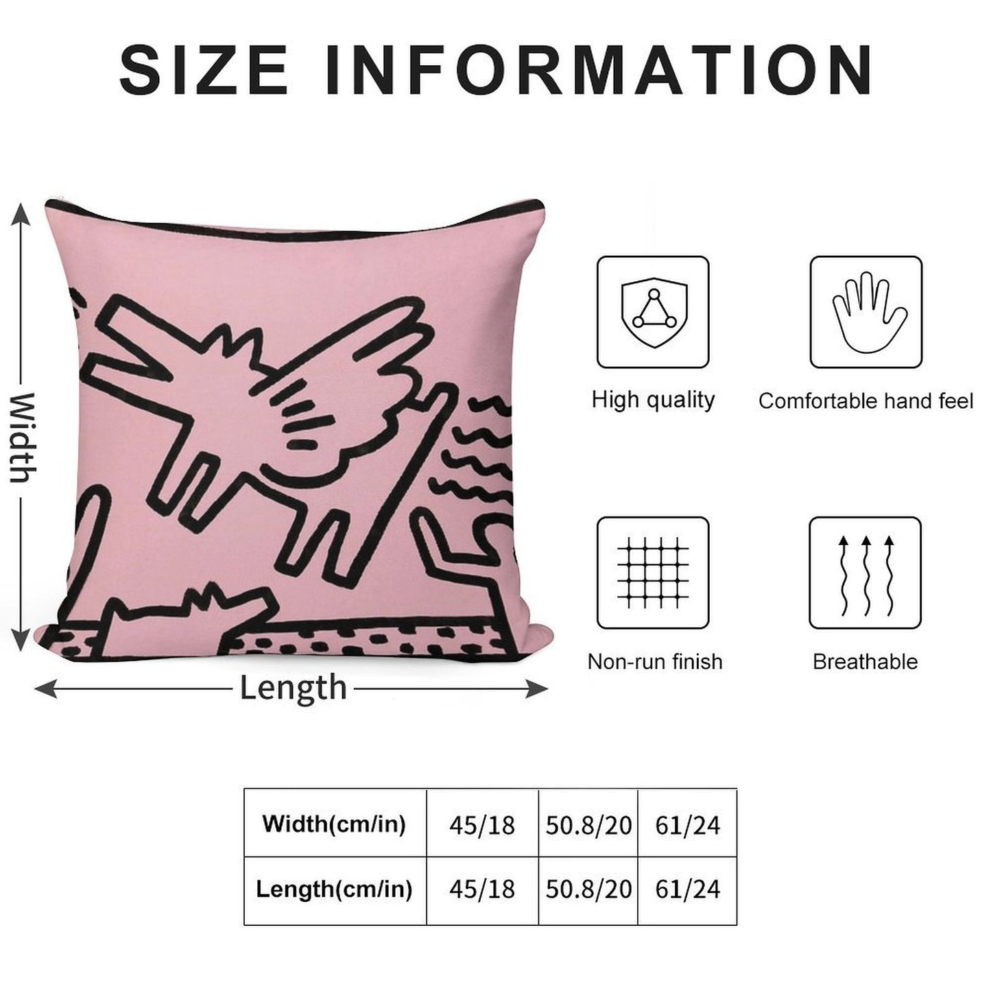 Colorful People Pop Art Soft Luxury Feel Throw Pillow