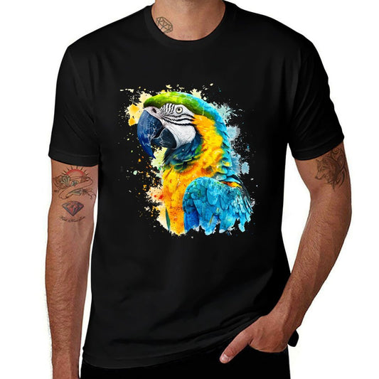 Colorful Parrot Watercolor  Odor-resistant T-Shirt