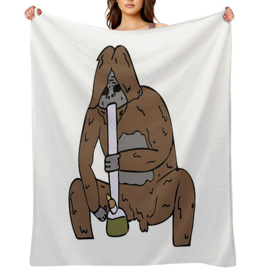 Sassy The Druggo Travel-friendly Throw Blanket