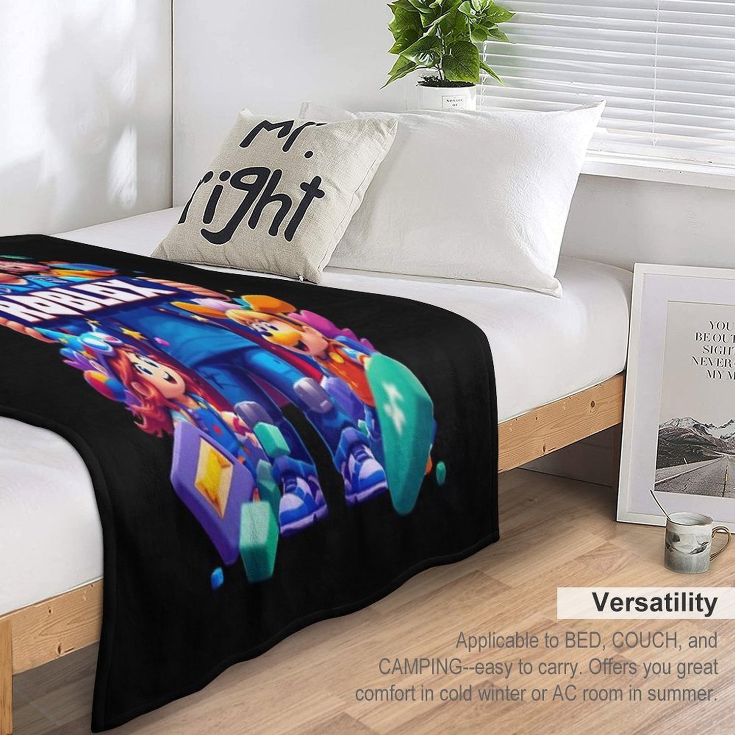 Roblox Vibrant - Kids Anti-pilling Throw Blanket