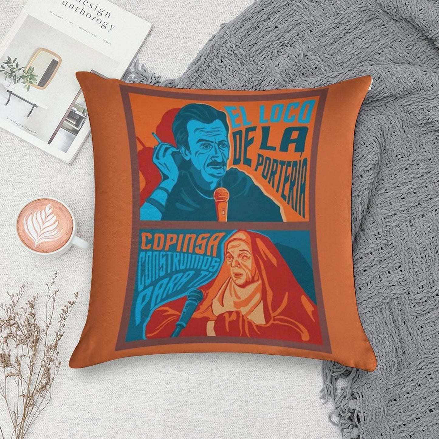 Aquí No Hay Quien Viva Soft Decorative Cover Throw Pillow