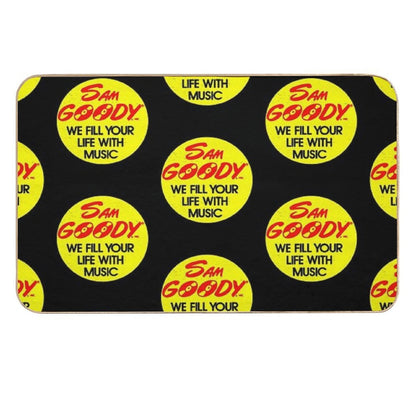 Sam Goody (We Fill Your Life With Music) [Destressed] - Defunct Logo Series (Record Store)  Anti-Trip Bath Mat