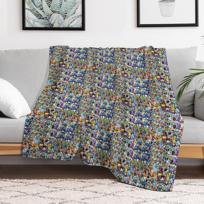 Free Shrink-resistant Throw Blanket