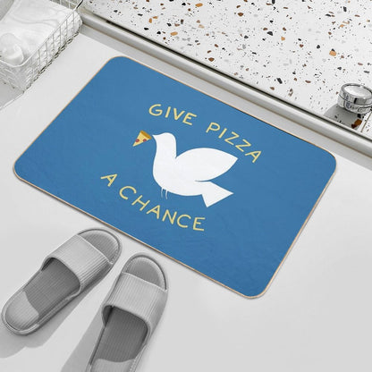 War & Pizza  High-Traffic Bath Mat