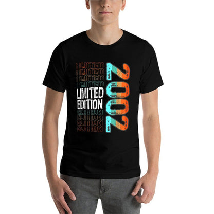 Limited Edition Vintage Retro Birth Year 2002 Comfortable T-Shirt