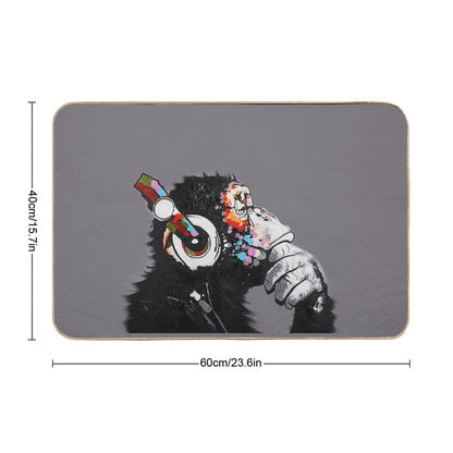 Thinker Chimp  Anti-Trip Bath Mat