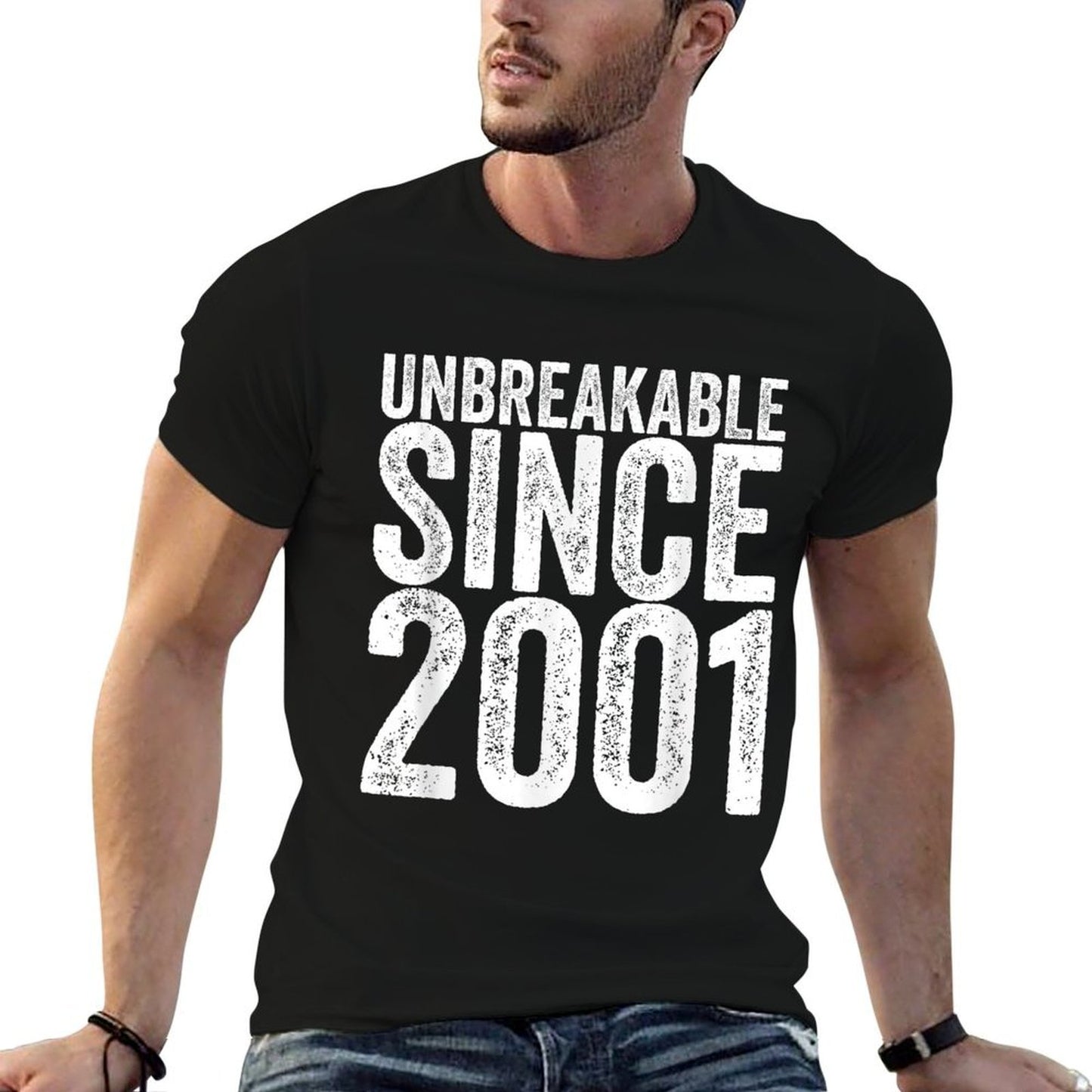 20 Years Old 2001 Funny 20th Birthday  Wrinkle-resistant T-Shirt
