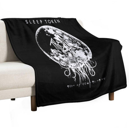 Pure Metal Roars Through The Blazing Storm - Original Sleep Token Music Merchandise Comfort Throw Blanket