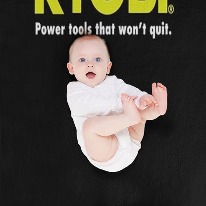 POWER TOOLS RYOBI LOGO Sustainable Throw Blanket