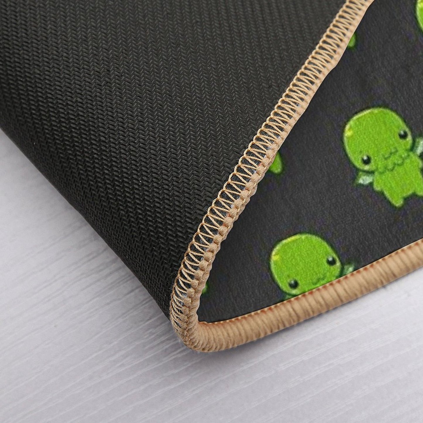 Chibi Cthulhu - The Green Monster  Pet-Safe Bath Mat