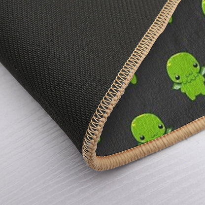 Chibi Cthulhu - The Green Monster  Pet-Safe Bath Mat