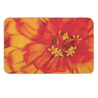 Orange Blossom Water Color  Pet-Safe Bath Mat