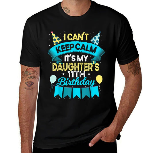 11 Years Old Daughter Gift It's My Daughter 11th Birthday  High-quality Stitching T-Shirt