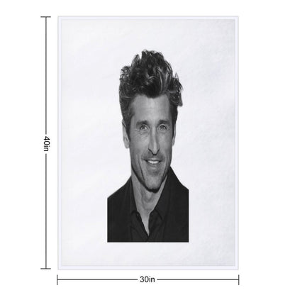 Patrick Dempsey Sustainable Throw Blanket