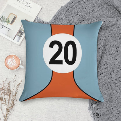Racing Colours No20 Soft Decorative Cover Throw Pillow