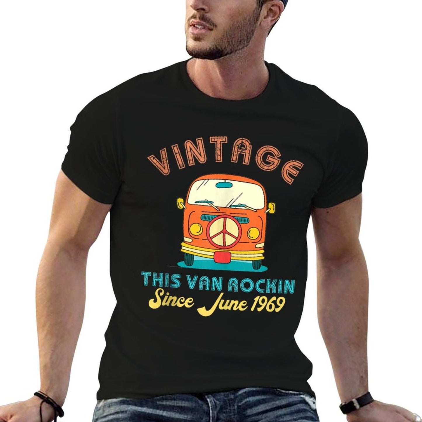 Vintage Inspired June 1969 50th Birthday 1969 Birthday  Soft T-Shirt