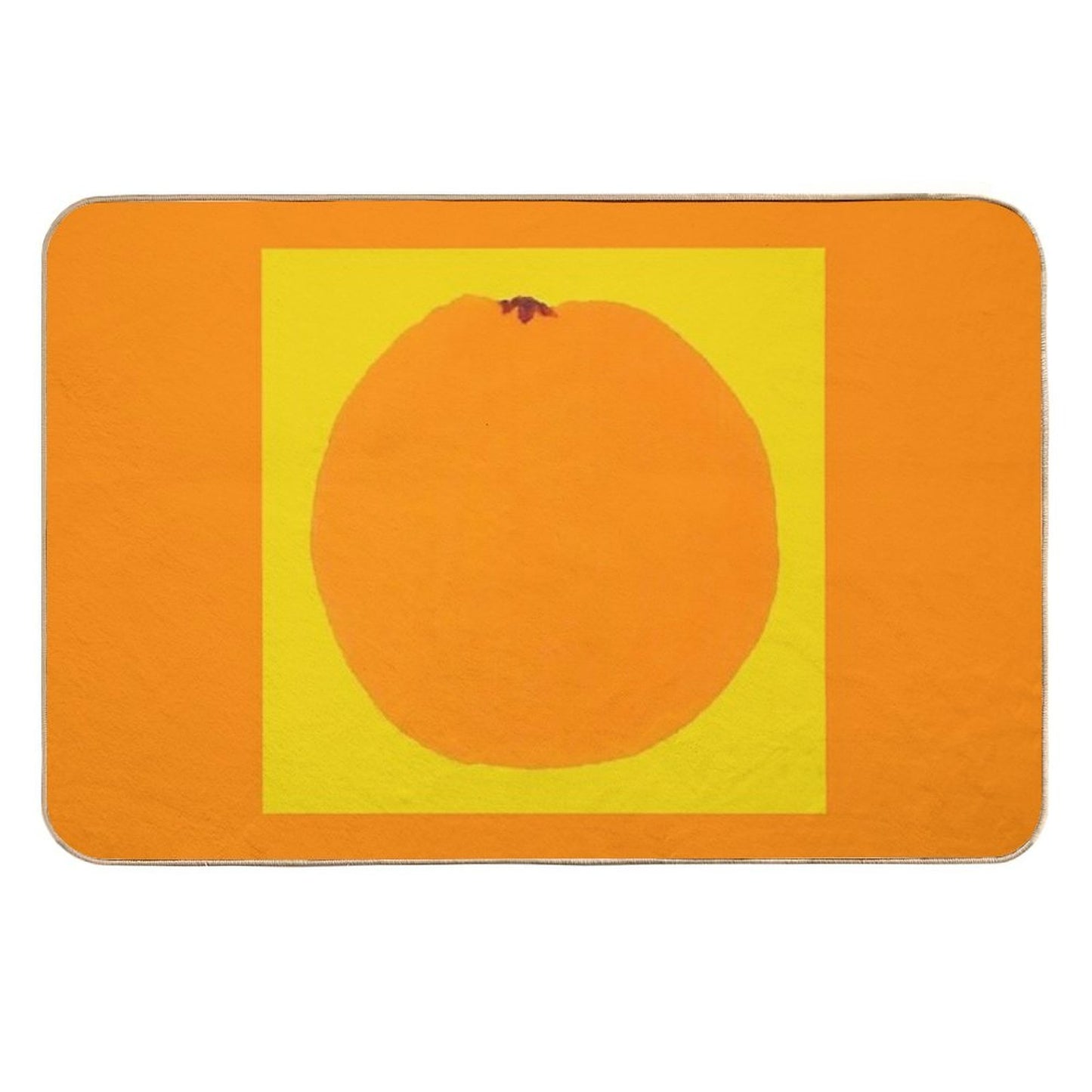 ORANGE  Fun Art~Design  Multi-Purpose Bath Mat