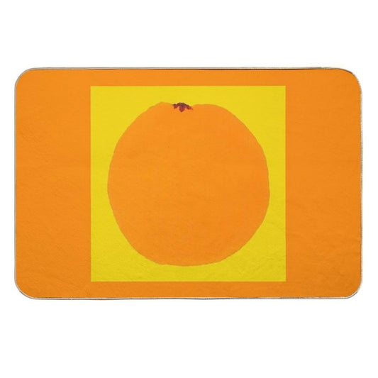 ORANGE  Fun Art~Design  Multi-Purpose Bath Mat