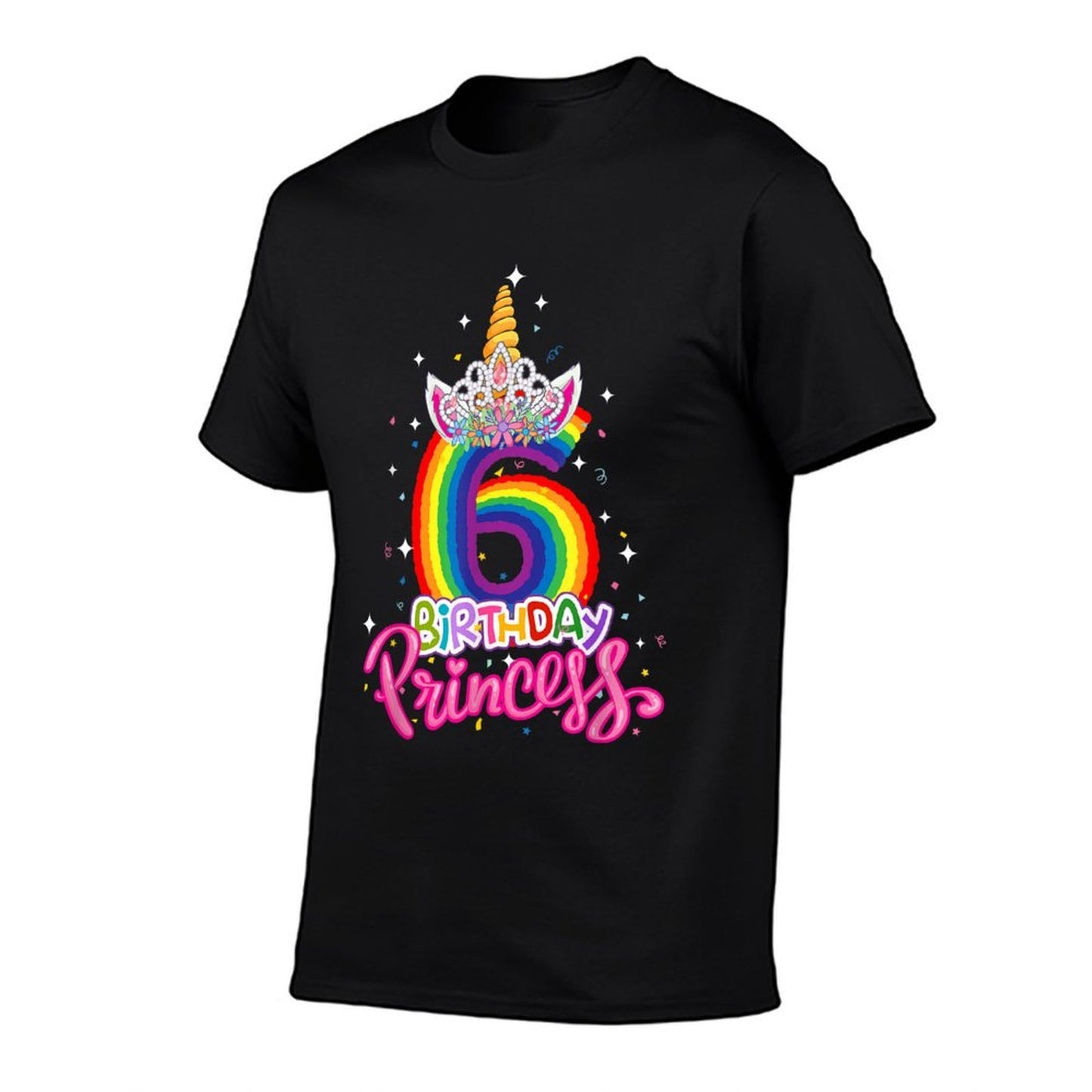 Birthday Princess Unicorn 6 Year Old 6th Birthday Girl Kids  Odor-resistant T-Shirt