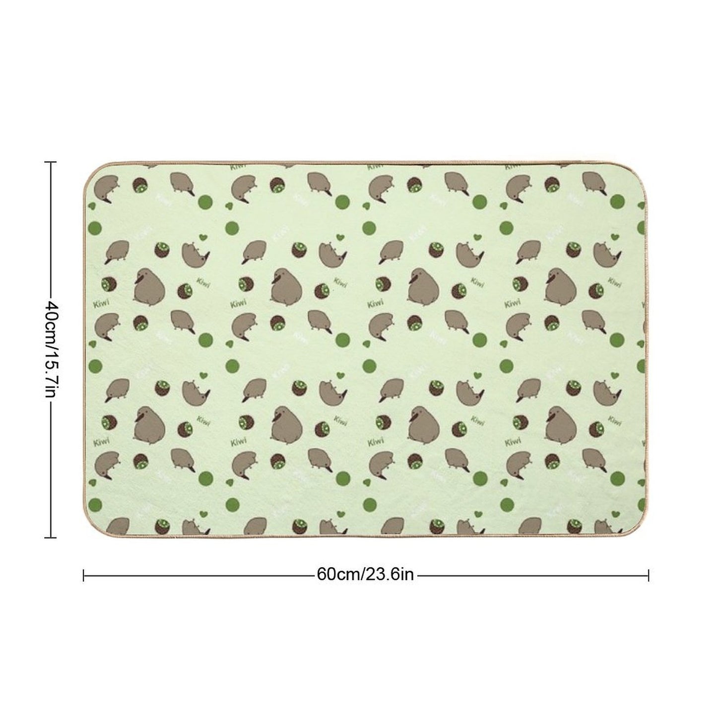 Plump Kiwi  Anti-Trip Bath Mat