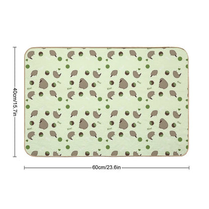 Plump Kiwi  Anti-Trip Bath Mat
