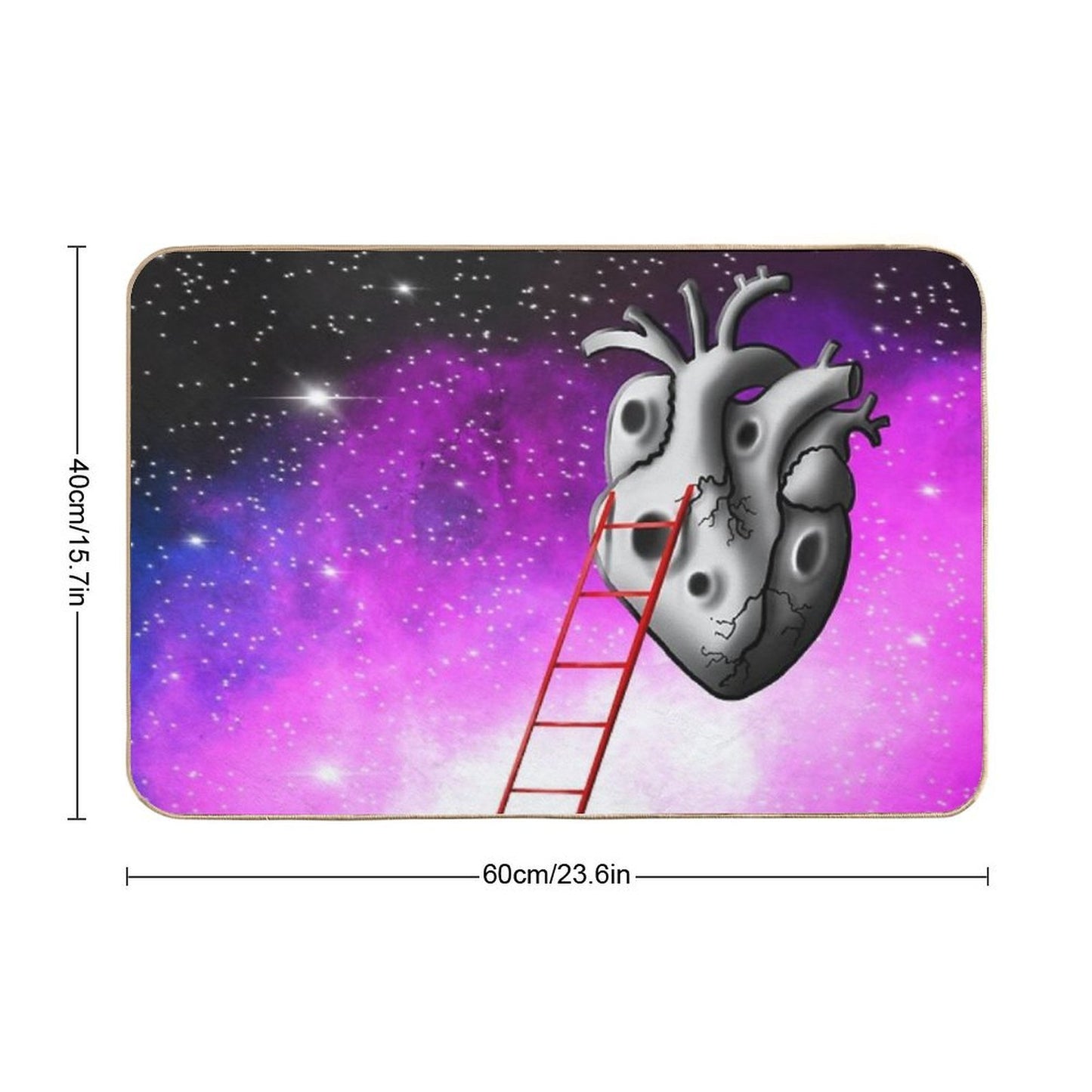 Expedition to The Heart Durable Bath Mat