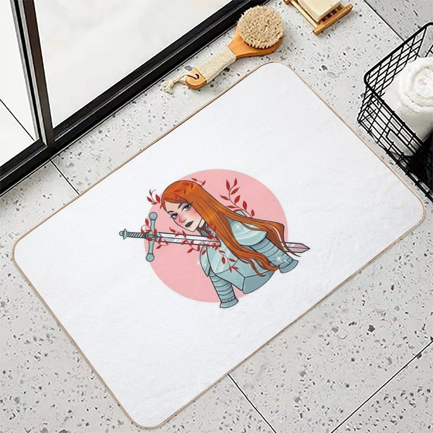 Pierce My Heart  Non-Slip Bath Mat