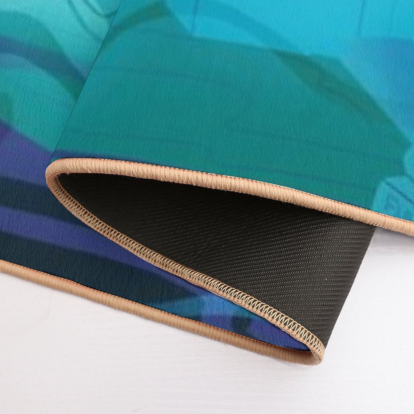 Night at The Baths - Aqua  Repositionable Bath Mat