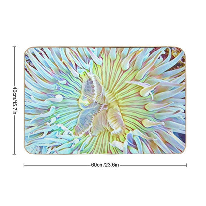 Ready For Lunch - Ocean Animals  Repositionable Bath Mat