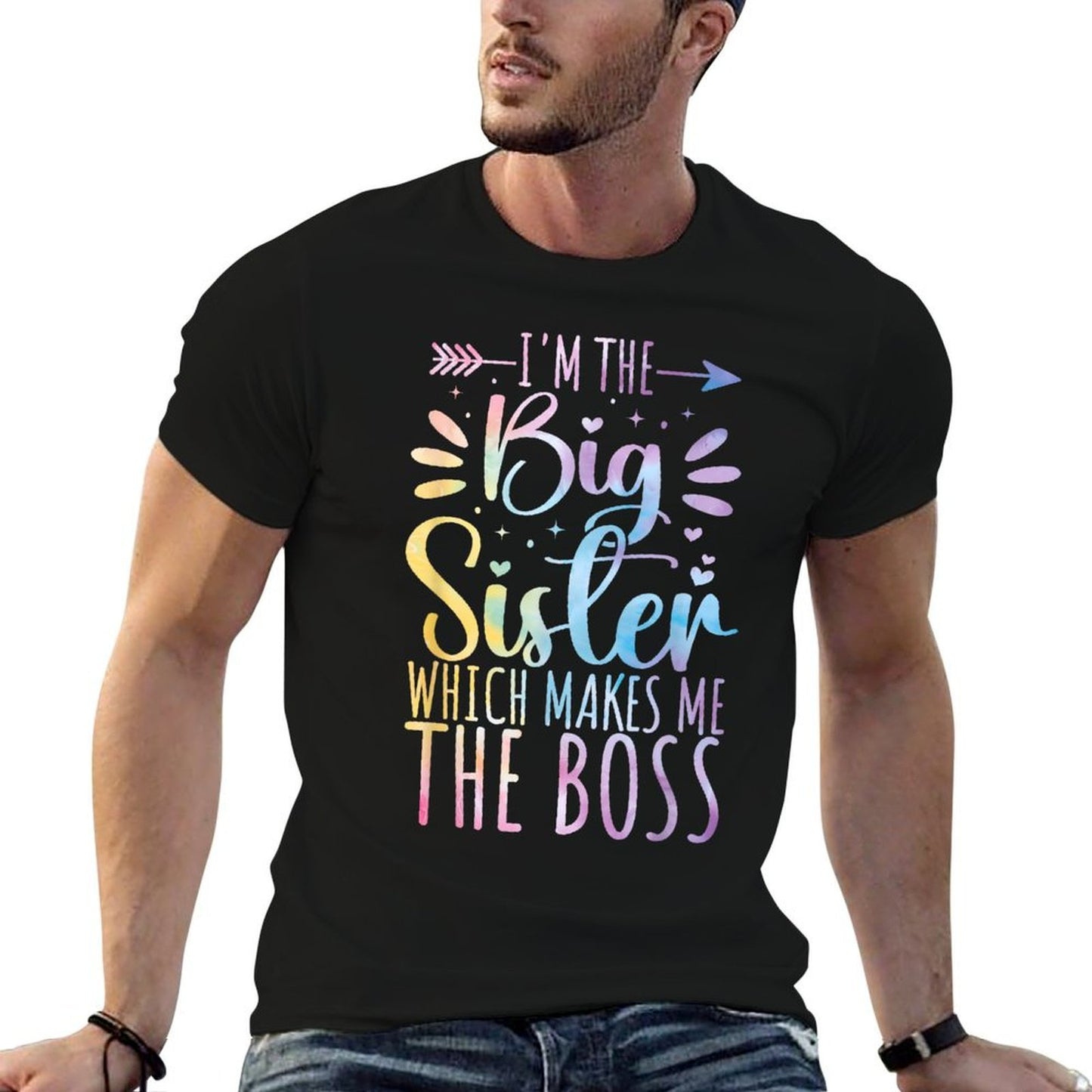 I&#39;m The Big Sister Which Makes Me The Boss Funny Sibling  Soft T-Shirt