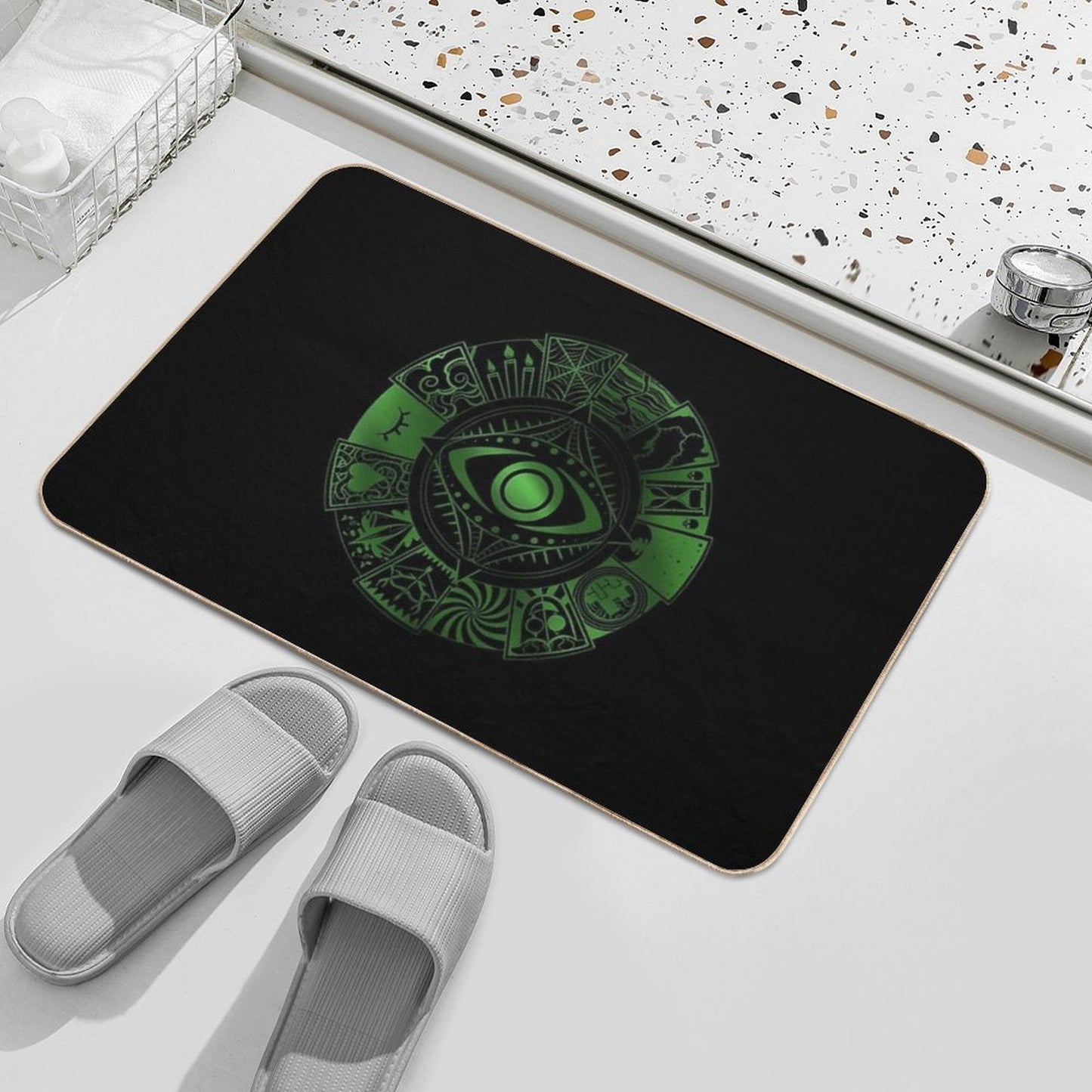 Fears Wheel  Dirt-Trapping Bath Mat