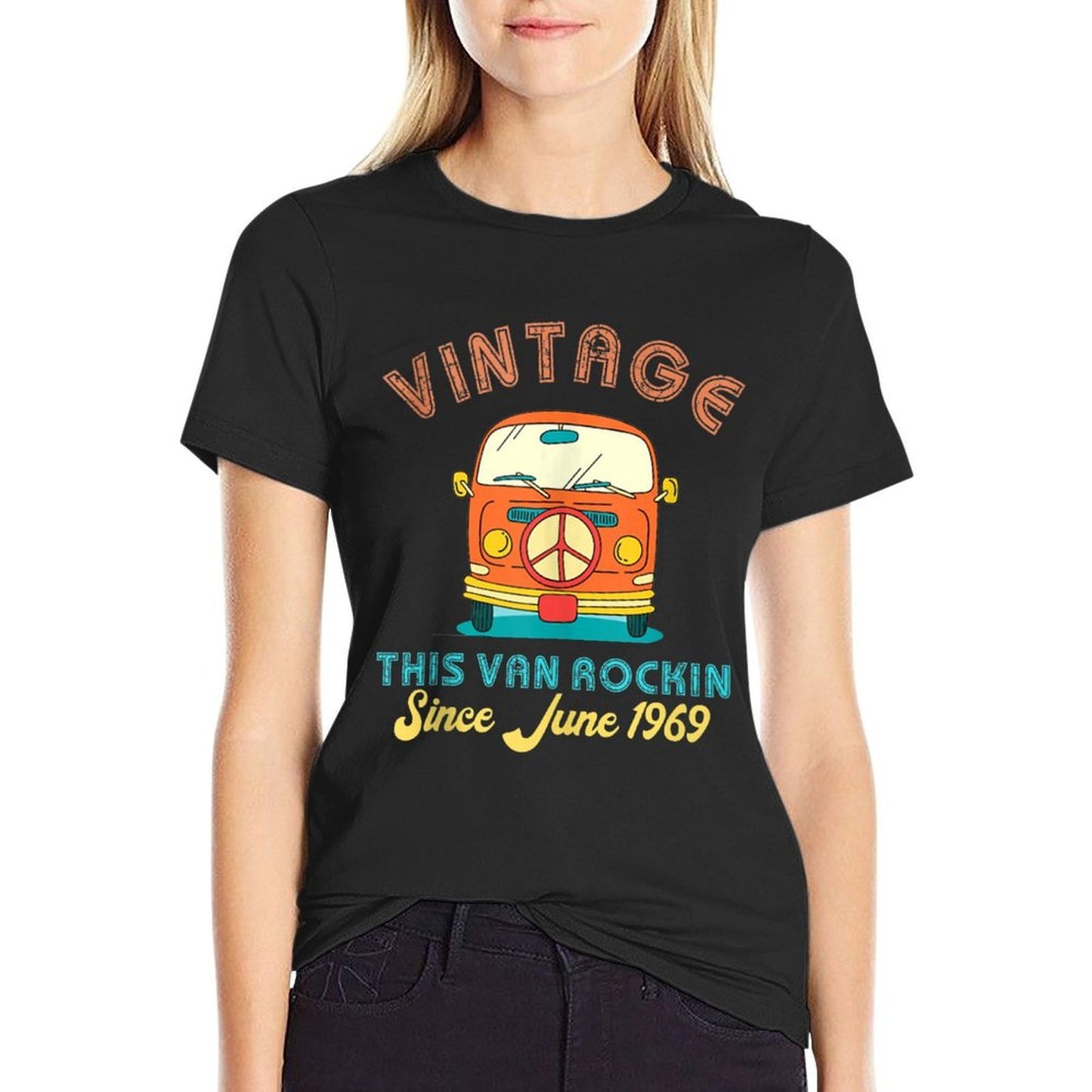 Vintage Inspired June 1969 50th Birthday 1969 Birthday  Soft T-Shirt