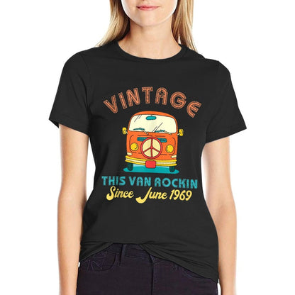 Vintage Inspired June 1969 50th Birthday 1969 Birthday  Soft T-Shirt