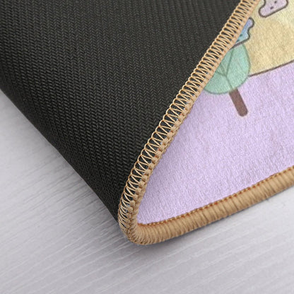 Bubu The Guinea Pig, Unicorn  Eco-Friendly Bath Mat