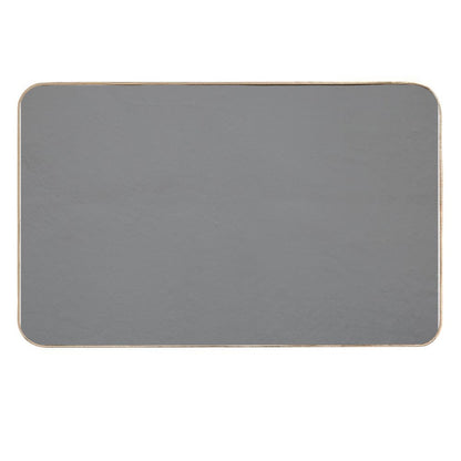 Plain Gray - Grey  Versatile Bath Mat