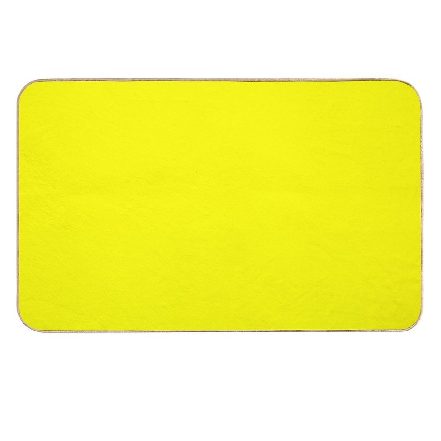 Neon Yellow  Absorbent Bath Mat