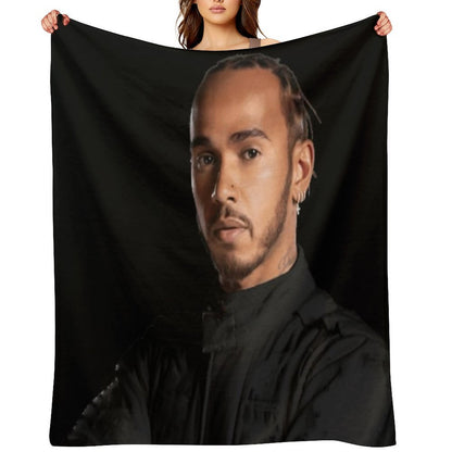 Lewis Hamilton All-season Throw Blanket