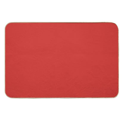 Red, Plain Red, Classic Red  High-Traffic Bath Mat