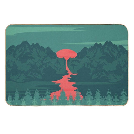 The Red River  High-Traffic Bath Mat