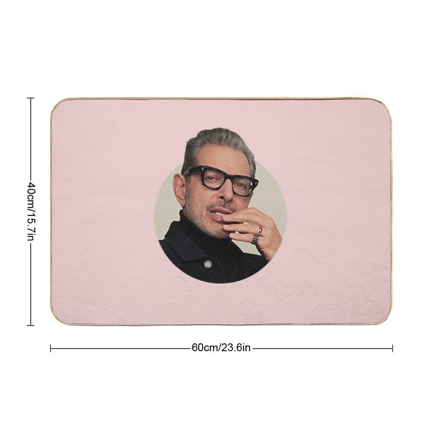 Jeff Goldblum  Fade-Resistant Bath Mat