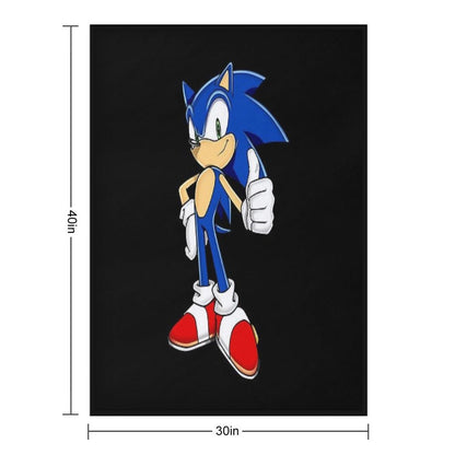 Sonic Shrink-resistant Throw Blanket