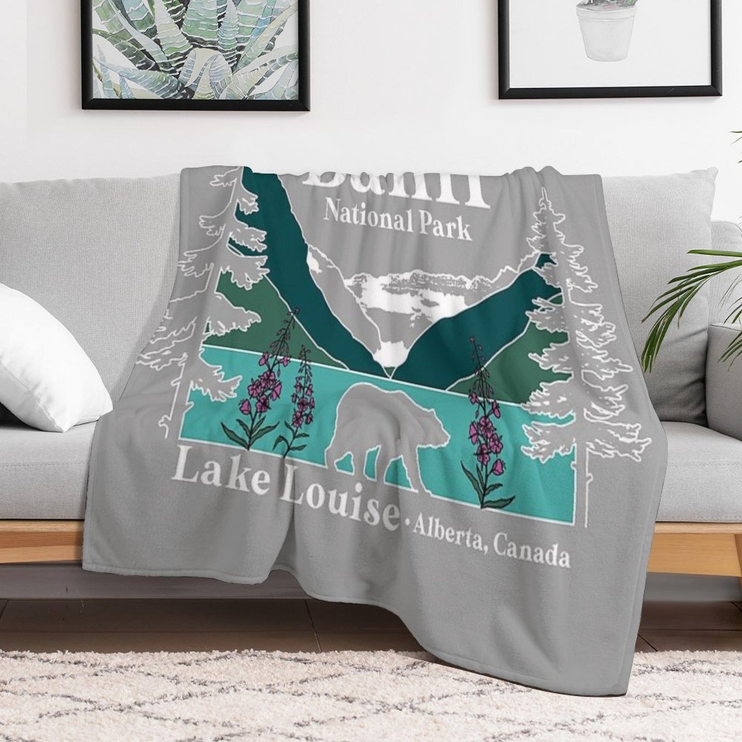 Banff National Park Premium Throw Blanket