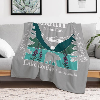 Banff National Park Premium Throw Blanket